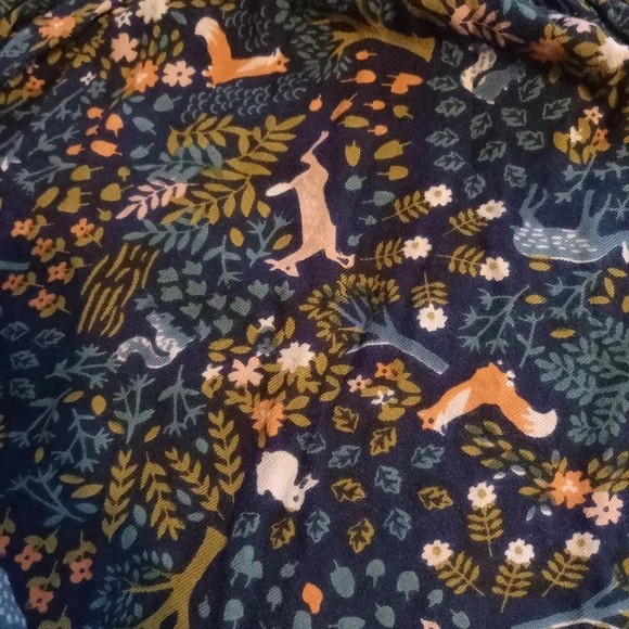 Age 5-6 Years Artisan Ny Wildlife Print Long Sleeve Dress - Picture 4 of 10